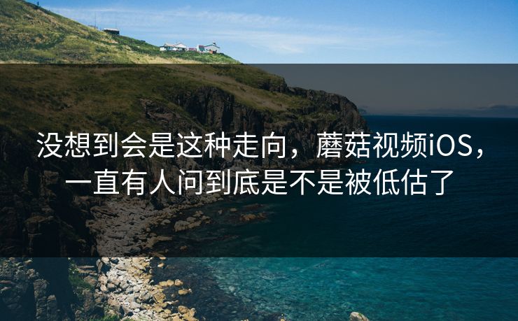 没想到会是这种走向，蘑菇视频iOS，一直有人问到底是不是被低估了  第1张