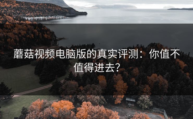 蘑菇视频电脑版的真实评测：你值不值得进去？  第1张